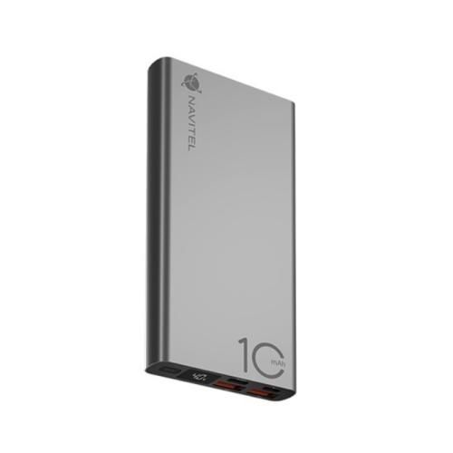 Portable Power Bank Navitel PWR10 AL Silver 10000 mAh