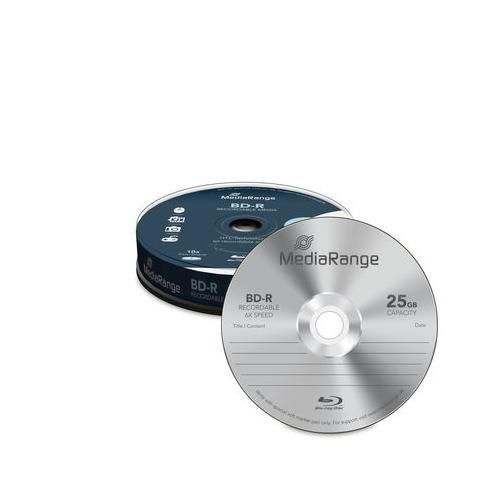 MediaRange BD-R 25GB 6x speed, Cake 10