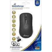 MediaRange 3-button wireless optical mouse, black