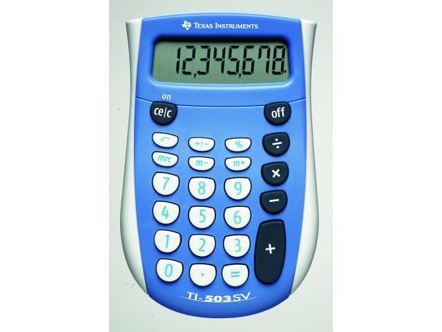 TEXAS INSTRUMENTS  CALC.BIROU TI-503SV, 12 DIGITI