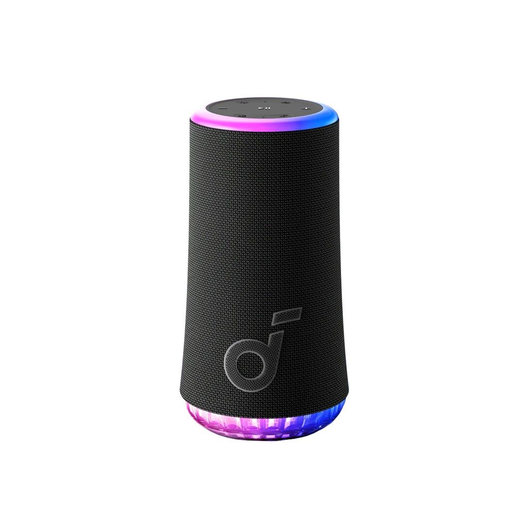 Boxa portabila Anker  Soundcore Glow  30W, Bluetooth 5.3, IP67, iluminare, negru,  A3166G11  (timbru verde 0.8 lei) - 194644155209