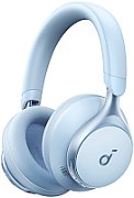Casti Anker  Soundcore Space One , Over-Ear, utilizare multimedia, Bluetooth 5.3, wireless, durata baterie pana la 55 ore, Noise cancelling, ANC, 3 x mic, albastru,  A3035G31  (timbru verde 0.8 lei) - 0194644138813