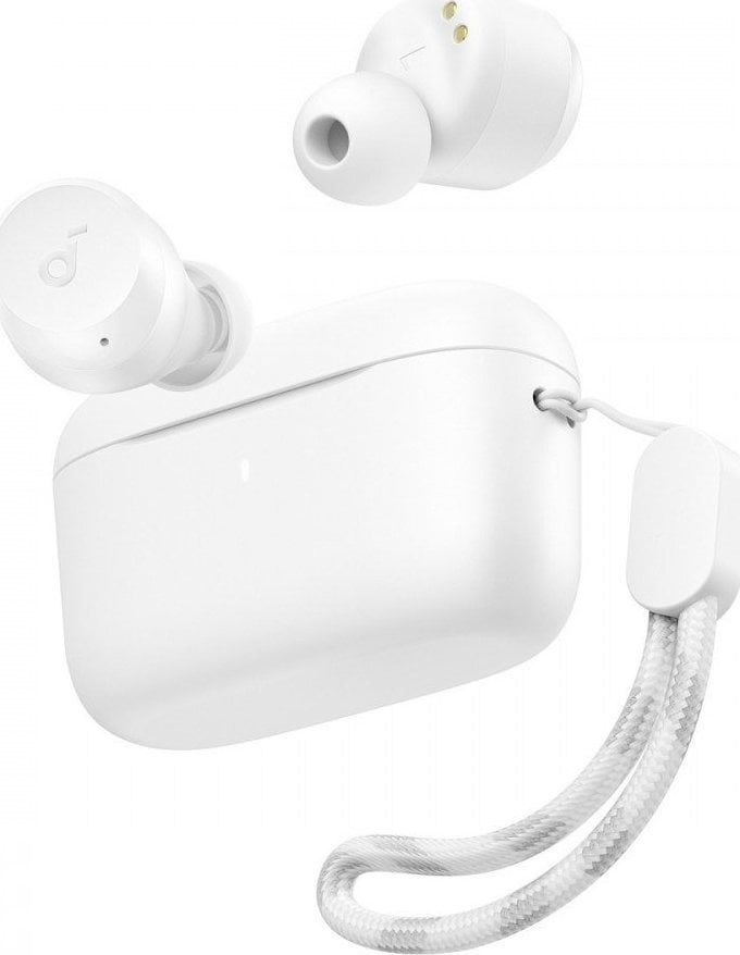Casti Anker  SoundCore A25i , tip butoni, utilizare smartphone, Bluetooth 5.3, durata baterie pana la 28 ore, alb,  A3948G21  (timbru verde 0.18 lei) - 194644126070