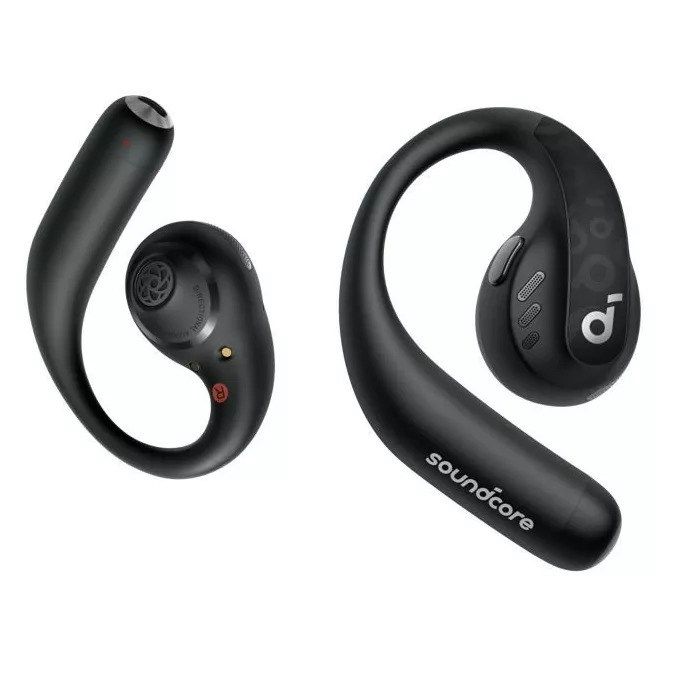 Casti Anker  Soundcore AeroFit Pro , Over-Ear, utilizare sport si multimedia, Bluetooth 5.3, 4 x mic, durata baterie pana la 46 ore, rezistent la apa, ANC, negru,  A3871G11  (timbru verde 0.08 lei) - 0194644153496