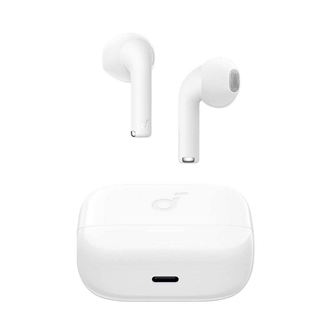 Casti TWS Anker  Soundcore K20i , semi-in-ear, utilizare multimedia, Bluetooth 5.3, driver 13mm, durata baterie pana la 36 ore, IPX5, ENC, alb,  A3994G21  (timbru verde 0.08 lei) - 0194644037611
