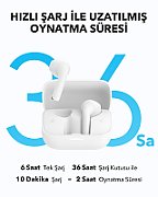 Casti TWS Anker  Soundcore K20i , semi-in-ear, utilizare multimedia, Bluetooth 5.3, driver 13mm, durata baterie pana la 36 ore, IPX5, ENC, alb,  A3994G21  (timbru verde 0.08 lei) - 0194644037611