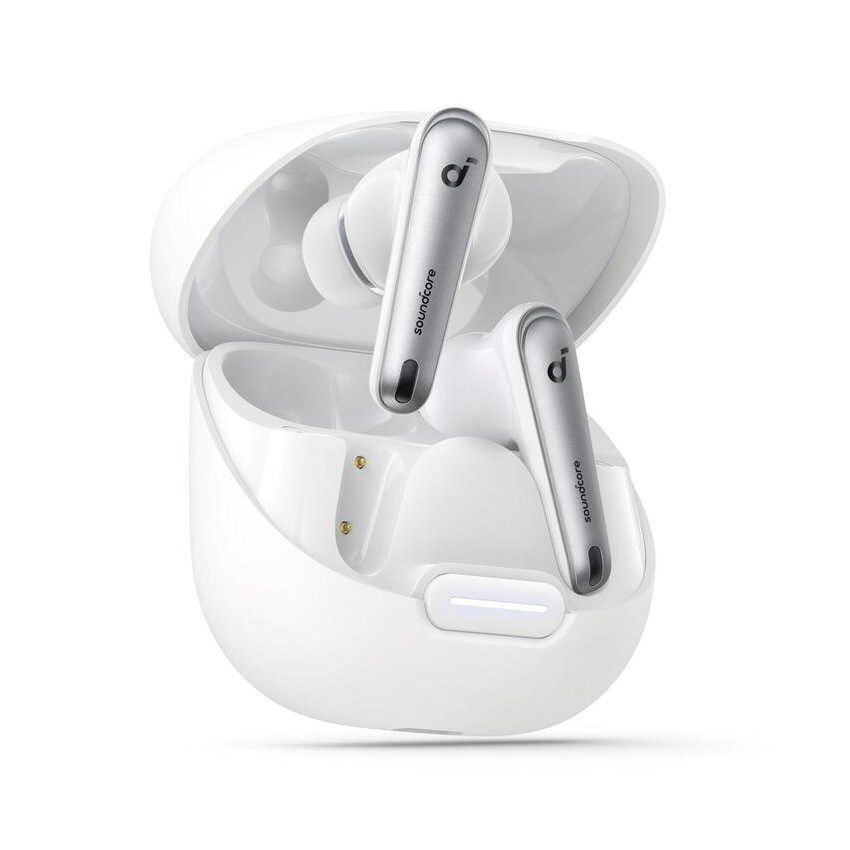 Casti TWS Anker  Soundcore Liberty 4 NC , tip butoni, utilizare multimedia, Bluetooth 5.3, 6 x mic, durata baterie pana la 50 ore, IPX5, ANC 2.0, alb,  A3947G21  (timbru verde 0.08 lei) - 0194644132118