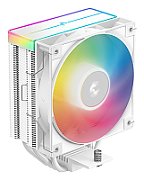 COOLER DeepCool  AG400 Wh ARGB V2  skt. Intel si AMD, racire cu aer, vent. 120mm, 500 - 2100 rpm, 4 heatpipes, inaltime 154mm, RGB adresabil, R-AG400-WHAMMN-GJD   (timbru verde 0.8 lei)