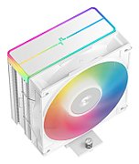 COOLER DeepCool  AG400 Wh ARGB V2  skt. Intel si AMD, racire cu aer, vent. 120mm, 500 - 2100 rpm, 4 heatpipes, inaltime 154mm, RGB adresabil, R-AG400-WHAMMN-GJD   (timbru verde 0.8 lei)