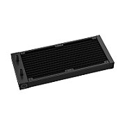 COOLER DeepCool  LE240 V2 , skt. LGA1851, LGA 1700, AM4, AM5, racire cu lichid, 2 x 120mm, 500 - 2100 RPM, RGB adresabil, negru  R-LE240-BKAMMC-G-2  (timbru verde 2.00 lei)