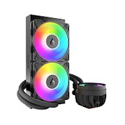 COOLER Arctic  Liquid Freezer III Pro 240 ARGB , skt. LGA1851, LGA 1700, AM4, AM5, racire cu lichid, 2 x 120mm P12 Pro, 600 - 3000 RPM, ARGB adresabil, negru  ACFRE00182A  (timbru verde 2.00 lei)