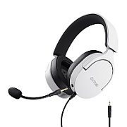 Casti Trust cu fir GXT 489W Fayzo, material ABS, lungime cablu detasabil 120cm, conector 3.5mm, frecventa raspuns 20 Hz, 20.000 Hz, senzivitate 100 dB, sunet stereo, microfon omnidirectional, senzor electret, alb