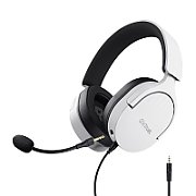 Casti Trust cu fir GXT 489W Fayzo, material ABS, lungime cablu detasabil 120cm, conector 3.5mm, frecventa raspuns 20 Hz, 20.000 Hz, senzivitate 100 dB, sunet stereo, microfon omnidirectional, senzor electret, alb