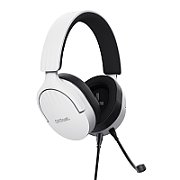 Casti Trust cu fir GXT 489W Fayzo, material ABS, lungime cablu detasabil 120cm, conector 3.5mm, frecventa raspuns 20 Hz, 20.000 Hz, senzivitate 100 dB, sunet stereo, microfon omnidirectional, senzor electret, alb
