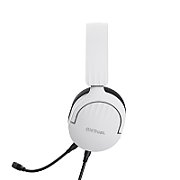 Casti Trust cu fir GXT 489W Fayzo, material ABS, lungime cablu detasabil 120cm, conector 3.5mm, frecventa raspuns 20 Hz, 20.000 Hz, senzivitate 100 dB, sunet stereo, microfon omnidirectional, senzor electret, alb