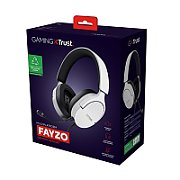 Casti Trust cu fir GXT 489W Fayzo, material ABS, lungime cablu detasabil 120cm, conector 3.5mm, frecventa raspuns 20 Hz, 20.000 Hz, senzivitate 100 dB, sunet stereo, microfon omnidirectional, senzor electret, alb