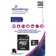 MediaRange Micro SDHC 32GB Class 10 with SD adapter