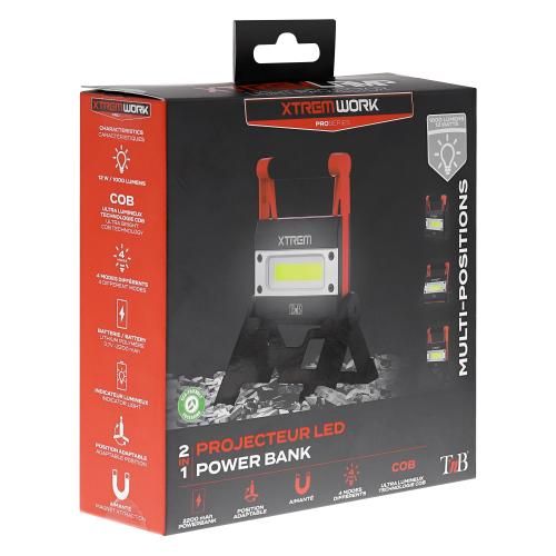 TNB XTREMWORK outdoor floodlight with powerbank