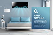 Aparat de aer conditionat HEINNER BLACKPEARL, HAC-BP18WIFI-BK, 18000 BTU, WIFI,  clasa energetica racire A++ / incalzire A+, Super ionizare, functie  Active Clean , functie  Breeze away , functie  Cascade , functie ECO, functie mentinere temperatura 8⁰C, functie  Follow me , filtru cu densitate
