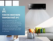Aparat de aer conditionat HEINNER BLACKPEARL, HAC-BP18WIFI-BK, 18000 BTU, WIFI,  clasa energetica racire A++ / incalzire A+, Super ionizare, functie  Active Clean , functie  Breeze away , functie  Cascade , functie ECO, functie mentinere temperatura 8⁰C, functie  Follow me , filtru cu densitate