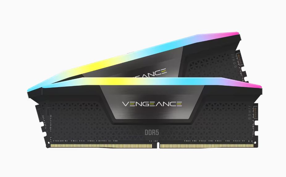 Memorie Corsair CMH96GX5M2B5200C38 96 GB DDR5 5200 MHz CL38, kit 2 x 48 GB, Negru, RGB