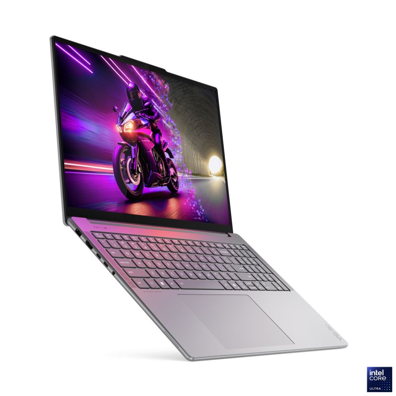 Laptop Lenovo Yoga Pro 9 16IAH10, 16  3.2K (3200x2000) OLED, 1600nits (peak) / 1000nits (typical) Glossy / Anti-fingerprint, 100% DCI-P3, 100% Adobe® RGB, 100% sRGB, 120Hz, Eyesafe®, Dolby Vision®, DisplayHDR™ 1000, AGC Dragontrail™ Glass, Touch, X-Rite®, PureSight Pro, Intel® Core™ Ultra 9 285H