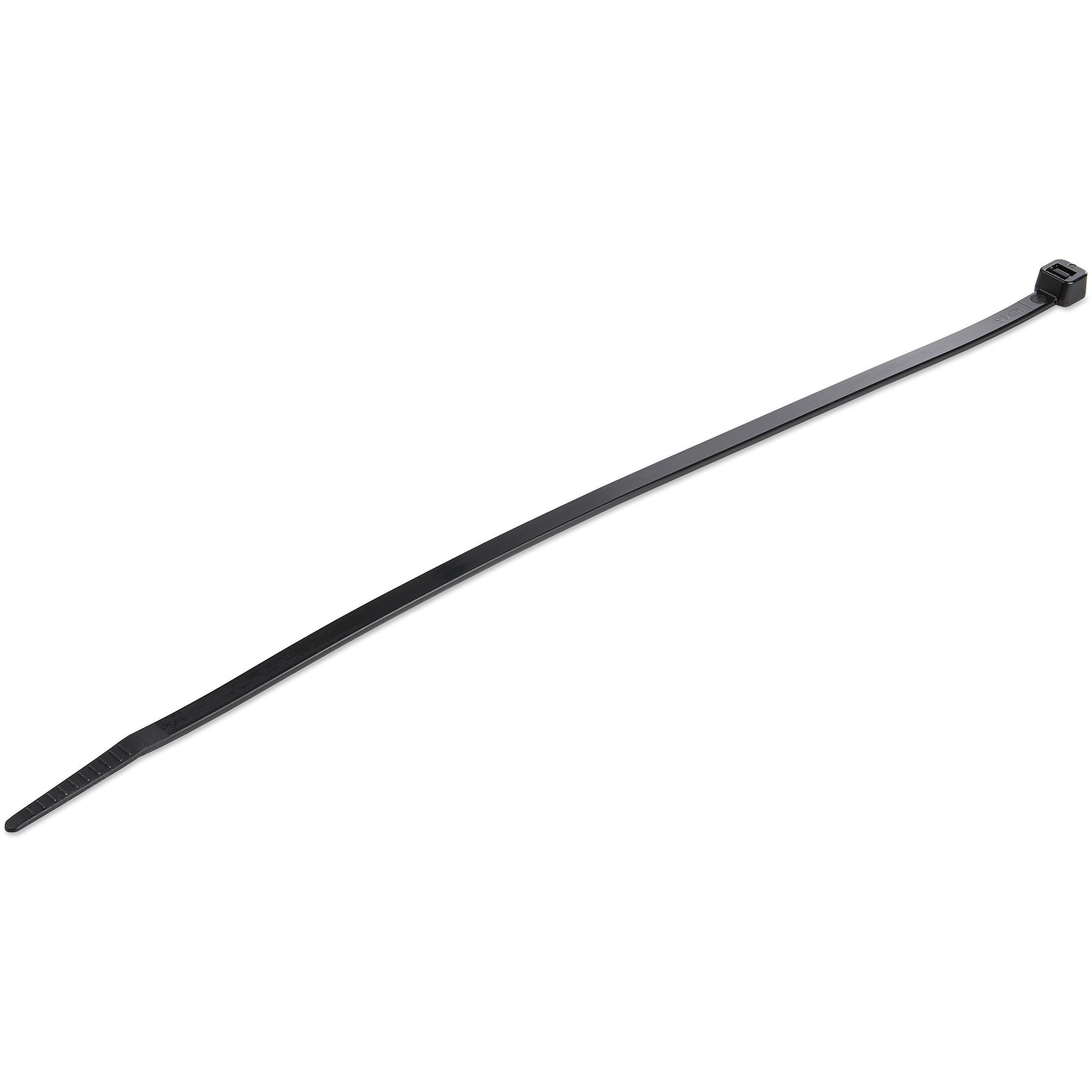 1000 PACK 10 CABLE TIES -BLACK/NYLON ZIP TIE WRAPS UL TAA