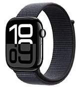 Apple Watch S10 GPS 46mm Jet Black Alu Case with Ink Sport Loop
