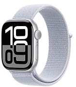 Apple Watch Series 10 GPS 46mm Silver Aluminium Case with Blue Cloud Sport Loop