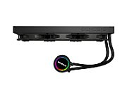 Cooler Procesor GENESIS HYDRA 360 ARGB NEGRU, dimensiune radiator 397x120x27mm, 3 ventilatoare ARGB, Viteza ventilatoare: 500-1550 RPM, Airflow ventilatoare: 80 CFM, Suport AMD: AM4/AM5, suport INTEL: LGA 1151/1156/1150/1200/1700/1851