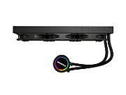 Cooler Procesor GENESIS HYDRA 360 NEGRU, dimensiune radiator 397x120x27mm, 3 ventilatoare ARGB, Viteza ventilatoare: 500-1550 RPM, Airflow ventilatoare: 80 CFM, Suport AMD: AM4/AM5, suport INTEL: LGA 1151/1156/1150/1200/1700/1851