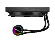 Cooler Procesor GENESIS HYDRA 240 ARGB NEGRU, dimensiune radiator 276x120x27mm, 2 ventilatoare ARGB, Viteza ventilatoare: 500-1550 RPM, Airflow ventilatoare: 80 CFM, Suport AMD: AM4/AM5, suport INTEL: LGA 1151/1156/1150/1200/1700/1851