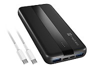 POWERBANK NATEC TREVI SLIM Q V2 10000MAH 2X USB-A 18W + 1X USB-C 20W + USB-C - USB0-C CABLE