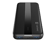 POWERBANK NATEC TREVI SLIM Q V2 10000MAH 2X USB-A 18W + 1X USB-C 20W + USB-C - USB0-C CABLE