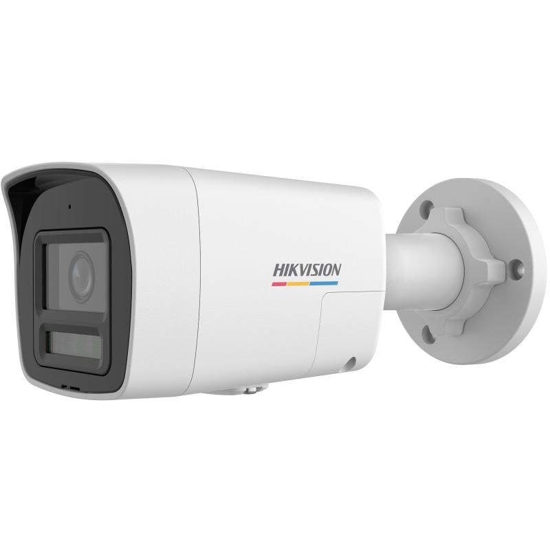 Camera de supraveghere IP Bullet 2MP Hikvision DS-2CD1027G2H- LIUF/SL(2.8MM), lentila fixa 2.8mm, iluminare min: Color: 0 0.001 Lux @ (F1.0, AGC ON),0 Lux cu lumina alba, IR 30m, microfon incorporat, difuzor incorporat, slot card de memorie: microSD/microSDHC/microSDXC maxim 512GB, alarma la