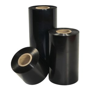 Thermal transfer ribbons, Inkanto, AXR 7+, Resin, 110 mm, 74 m, Out, Black