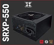 Sursa Serioux Energy 550W, Ventilator 12cm, ATX, material metal, cabluri: 20+4-pin, 1x4+4-pin, 2x6+2-pin, negru