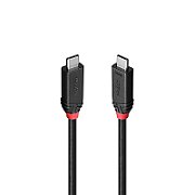 Cablu Lindy 2m USB4 240W Type C, 40 Gbps, Black Line