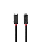 Cablu Lindy 2m USB4 240W Type C, 40 Gbps, Black Line