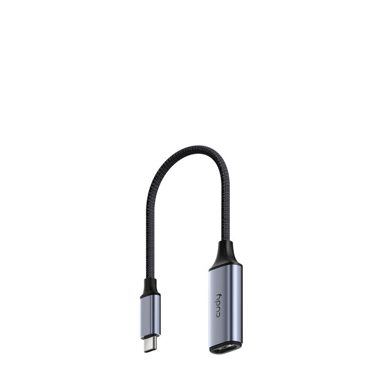 CUDY USB-C To 4K@60Hz HDMI adapter, Host: USB-C, 1 x HDMI 4K@60Hz, Aluminum alloy, compatible with MacBook, Mac Pro, Mac mini, iMac, Surface Pro, XPS, Flash Drive, Mobile HDD