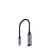 CUDY USB-C To 4K@60Hz HDMI adapter, Host: USB-C, 1 x HDMI 4K@60Hz, Aluminum alloy, compatible with MacBook, Mac Pro, Mac mini, iMac, Surface Pro, XPS, Flash Drive, Mobile HDD