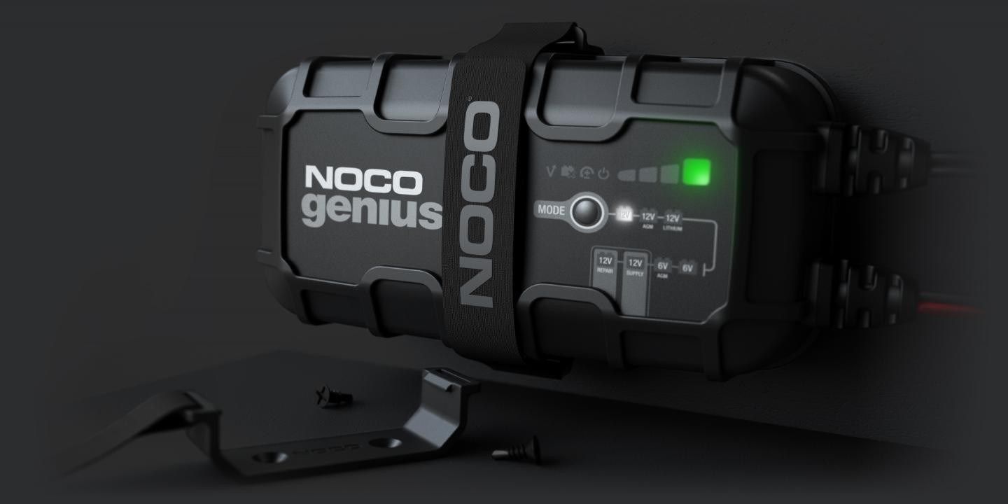 NOCO GENIUS10 EU 10A Battery charger for 6V/12V batteries with maintenance and desulphurisation function