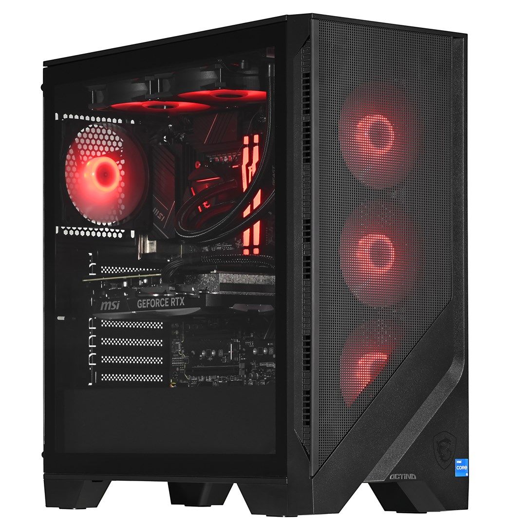 Desktop PC Actina Midi Tower, Intel Core i5-12400F (6 C / 12 T, 2.5 GHz - 4.40 GHz), 32 GB RAM, 1 TB SSD, NVIDIA GeForce RTX 4060 Ti 8 GB, Fara sistem de operare