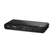 4P SNGL HEAD DP/HDMI TO DP/HDMI/VIDEO SECURE DT KVM SWITCH PP4.0