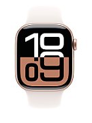 Apple Watch Series 10 GPS 42mm Rose Gold Aluminium Case with Light Blush Sport Band - S/M