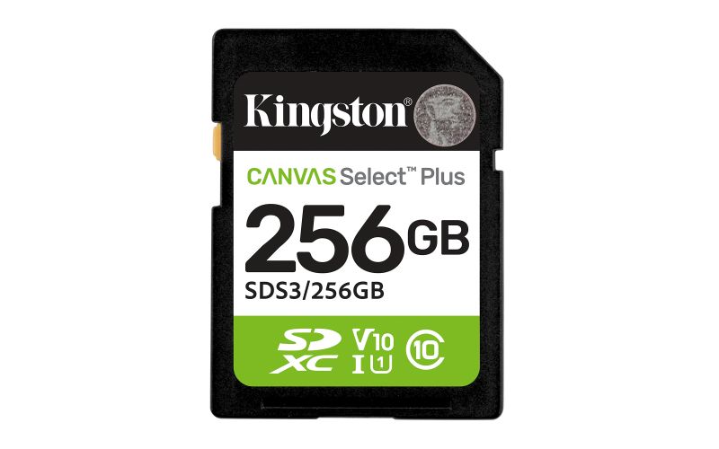 SDXC Kingston, 64GB, Select Plus, Clasa 10 UHS-I Performance,
