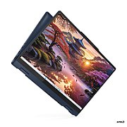 Laptop Lenovo IdeaPad 5 2-in-1 14AKP10 83K10093RM, 14 inch 1920 x 1200 Touchscreen, AMD AI 7 350 (8 C / 16 T, 2 GHz - 5 GHz, 8 MB + 16 MB cache), 24 GB LPDDR5X, 1 TB SSD, AMD Radeon 860M, Fara sistem de operare, Albastru
