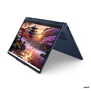 Laptop Lenovo IdeaPad 5 2-in-1 14AKP10 83K10093RM, 14 inch 1920 x 1200 Touchscreen, AMD AI 7 350 (8 C / 16 T, 2 GHz - 5 GHz, 8 MB + 16 MB cache), 24 GB LPDDR5X, 1 TB SSD, AMD Radeon 860M, Fara sistem de operare, Albastru