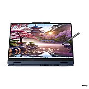 Laptop Lenovo IdeaPad 5 2-in-1 14AKP10 83K10093RM, 14 inch 1920 x 1200 Touchscreen, AMD AI 7 350 (8 C / 16 T, 2 GHz - 5 GHz, 8 MB + 16 MB cache), 24 GB LPDDR5X, 1 TB SSD, AMD Radeon 860M, Fara sistem de operare, Albastru