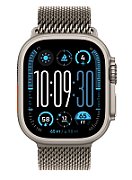 Apple Watch Ultra 2 GPS + Cellular 49mm Natural Titanium Case with Natural Titanium Milanese Loop - M